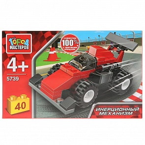 Конструктор из серии Ралли: Спорткар с инерцией, 40 деталей (Город мастеров, 5739-BY)