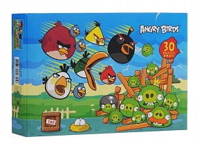 Пазлы Maxi 30 элементов - Angry Birds (Hatber, 30ПЗ4_10395)
