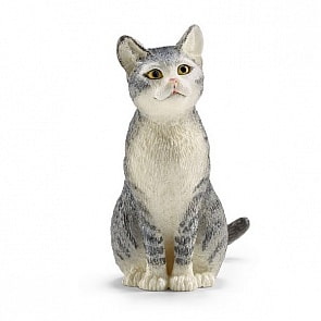 Фигурка - Кошка, сидит (Schleich, 13771k)