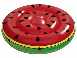 Надувной круглый матрас для плавания Арбуз, 188 см. (Bestway, бв43140)