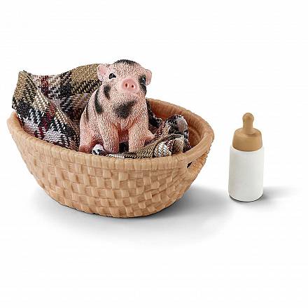 Игровой набор Farm Life - Мини-свинья с бутылочкой 