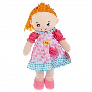 Озвученная мягкая игрушка - Кукла, А. Барто, 5 песен и 2 стихотворения, 40 см (Мульти-пульти, BAC7603-RU)