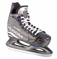 Коньки хоккейные раздвижные, размер 32-35, цвет – серый/grau (Hudora, 44621) - миниатюра