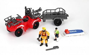 Игровой набор - Спасатель на квадроцикле (Chap Mei, 546019)