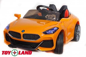 Электромобиль BMW спорт YBG5758, оранжевый, свет и звук (ToyLand, YBG5758_оранж)