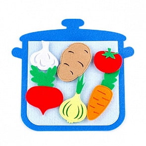 Развивающая игра - Кастрюля с овощами (Сибирский Сувенир, 1201006)