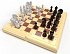 Игра настольная - Шашки-Шахматы-Нарды, большие  - миниатюра №2