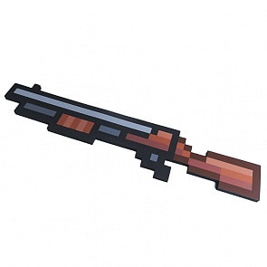 Винтовка 8Бит пиксельная, 75 см. (Pixel Crew, PC01321)