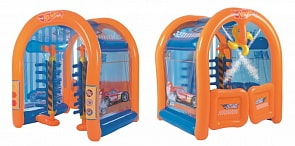 Надувной игровой центр – Автомойка с брызгалкой Hot Wheels, 153 х 131 х 150 см (Bestway, бв93406)