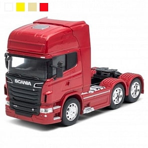 Модель тягача Scania V8 R731, 1:64 (Welly, 68000)