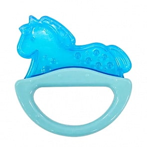 Погремушка с эластичным прорезывателем Canpol Лошадка, голубой, 0+ (Canpol, CAN-13/107)