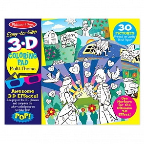 Раскраска для девочек с 3D очками из серии Творчество (Melissa&Doug, 9963_md)
