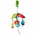 Механический подвес на коляску - Солнечная полянка, с игрушками  - миниатюра №1