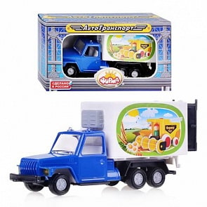 Фургон малый Урал в коробке, 20 см, несколько видов (ПК Форма, С-15-Ф) (ассортимент)