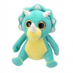 Мягкая игрушка - Динозаврик-трицераптор, 15 см (Wild Planet, K7866-PT)