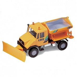 Модель машины Mercedes-Benz Unimog Снегоуборщик (Welly, 99626)