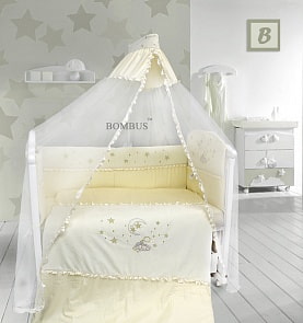 Комплект в кроватку - Малышок, 7 предметов (Bombus, BOM_1443)