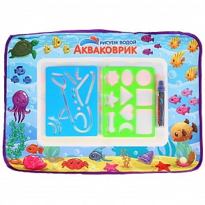 Доска для рисования - акваковрик, трафареты, аквамаркер (Tongde, 1126969)