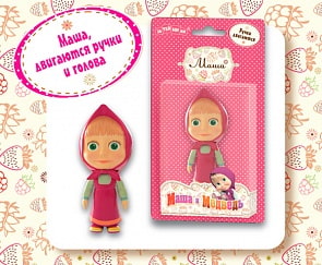 Пластизоливая фигурка - Маша. Маша и Медведь (Затейники, 1170134)