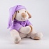 Собачка фиолетовая Drema BabyDou с белым и розовым шумом  - миниатюра №1