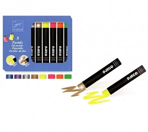 Набор пастельных карандашей, 8 цветов (Djeco, 09749k)