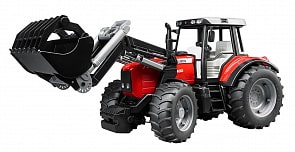 Трактор Bruder Massey Ferguson 7480 с погрузчиком (Bruder, 02-042)