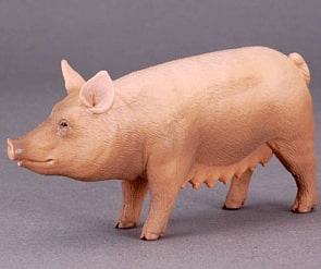 Фигурка свиньи (GULLIVER Collecta, 88006b)
