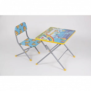 Комплект детской мебели Фея Досуг 101, дизайн – Алфавит и цифры (Фея, 0005691)