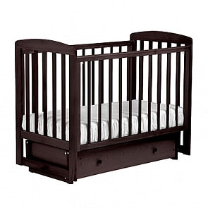 Кровать детская Лель АБ 16.2 Ромашка маятник поперечный, махагон (Лель, LIEL-АБ 16.2.4_махагон)