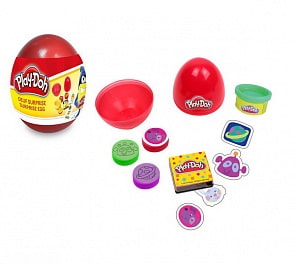 Набор из серии Play doh - Необычное яйцо, 5 наклеек, паста для лепки, 3 марки, блокнот (D`arpeje Toys`n`fun, CPDO062)
