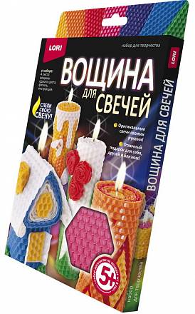 Вощина для свечей – розовая 