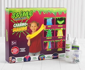 Набор для девочек большой Лаборатория для создания слаймов, 300 грамм (Slime, SS300-5)