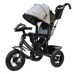 Велосипед 3-х колесный с ручкой управления - Lexus Trike, серый, светомузыкальная панель, надувные колеса диаметром 30 и 25 см (Lexus Trike, 950M2-N1210-GREYsim) Велосипед 3-х колесный с ручкой управления - Lexus Trike, серый, светомузыкальная панель, надувные колеса диаметром 30 и 25 см (Lexus Trike, 950M2-N1210-GREYsim)