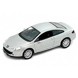 Машинка Peugeout 407 Coupe, масштаб 1:34-39 (Welly, 42368) - миниатюра