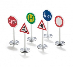 Набор дорожных знаков, 6 штук (Siku, 0857k)
