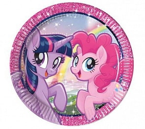 Тарелка My Little Pony, 23 см, 8 штук (Procos, 1502-3400)