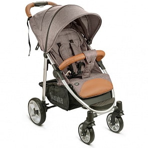 Прогулочная коляска Nuovita Corso Caffè, Argento/Кофейный, Серебристый (Nuovita, NUO-M2618_864)