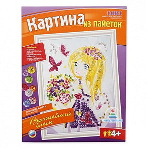 Картина из пайеток - Принцесса лета (Lori, Ап-003)