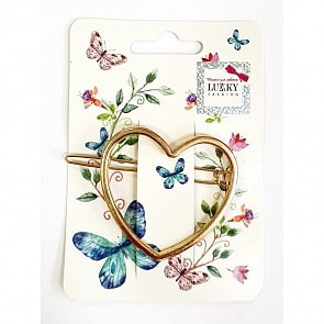 Заколка для волос Lukky Fashion - Сердце (Lukky, Т18578)