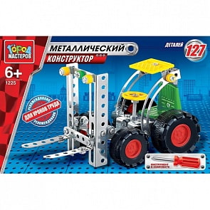 Металлический конструктор Город Мастеров – Подъемник, 127 деталей (Город Мастеров, WW-1225-Rsim)