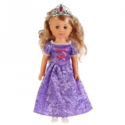 Интерактивная кукла - Принцесса София, 46 см, в фиолетовом платье, 100 фраз 