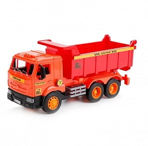 Инерционный самосвал Камаз, свет-звук (Технопарк, WY301K)