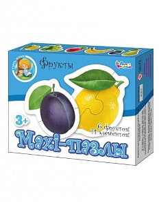 Пазлы-maxi Фрукты, 14 элементов (Десятое королевство, 02645ДК)