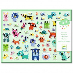 Набор объемных наклеек - Мои маленькие друзья (Djeco, 09079)