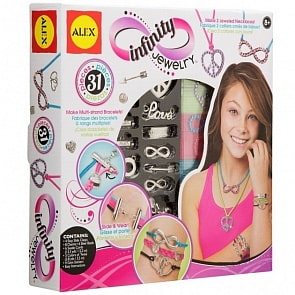 Набор для создания украшений с металлическими подвесками - Инфинити, от 8 лет (Alex, 1736)