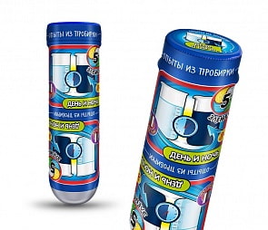 Набор для экспериментов из серии Опыты из пробирки - День и Ночь (Дельта, 302пр)