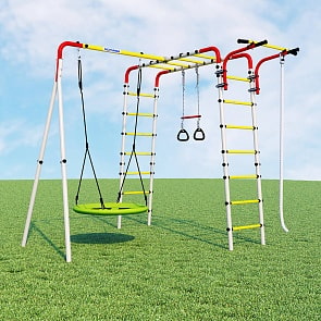 Дачный комплекс Весёлая лужайка-2 R 103.25.04 с качелями-гнездо (Romana, СГ000004317)