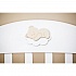 Кроватка детская Красная Звезда С 757 Юлиана, резьба №8 накладка №22 Мишка на облаке, шоколад  - миниатюра №6