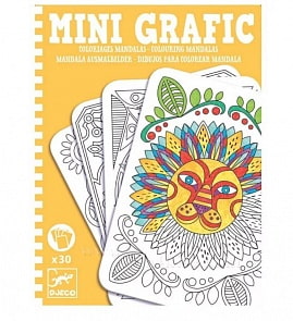 Мини-игра раскраска - Мандала (Djeco, 05383)