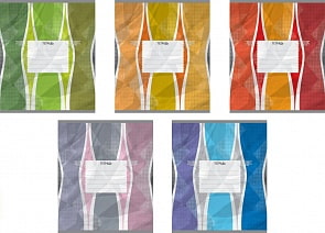 Ученическая тетрадь "Оригами" в клетку, 24 листа (Полиграфика, 37535)